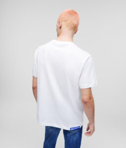 KARL LAGERFELD  JEANS KLJ REGULAR SSLV TEE | WHITE