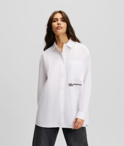 KARL LAGERFELD  JEANS KLJ SHIRT | WHITE