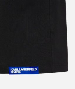 KARL LAGERFELD  JEANS KLJ SLIM SSLV TEE | BLACK