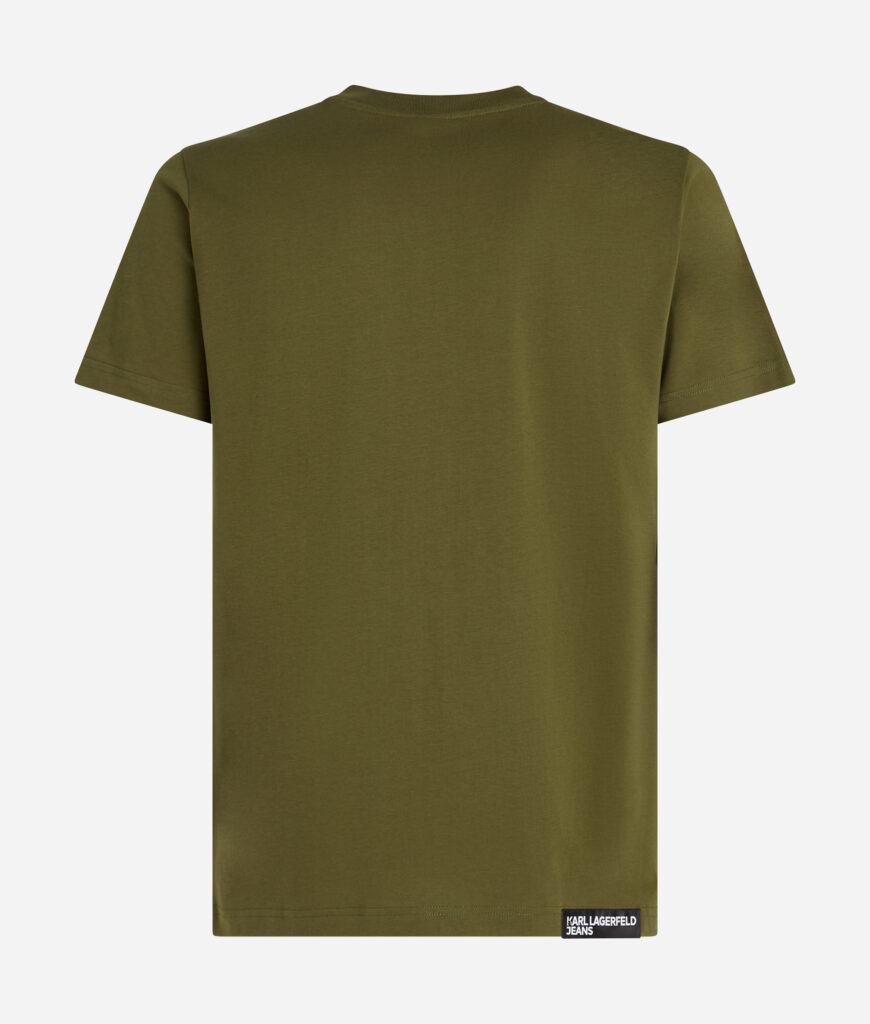 KARL LAGERFELD  JEANS KLJ SLIM SSLV TEE | KHAKI