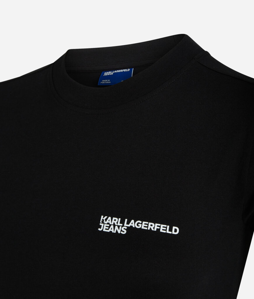 KARL LAGERFELD  JEANS KLJ SLIM FIT TEE | BLACK