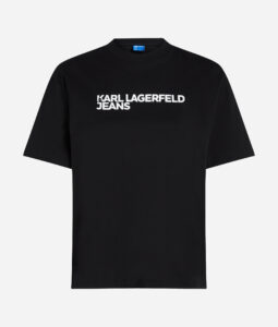 KARL LAGERFELD  JEANS KLJ REGULAR SSLV TEE | BLACK