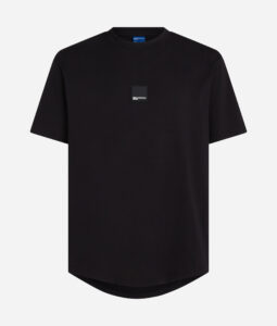 KARL LAGERFELD  JEANS KLJ REGULAR CURVED HEM TEE | BLACK