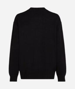 KARL LAGERFELD  JEANS KLJ RELAXED LOGO SWEATER | BLACK