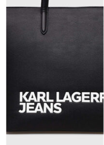 KARL LAGERFELD  JEANS ESSENTIAL LOGO TOTE | BLACK