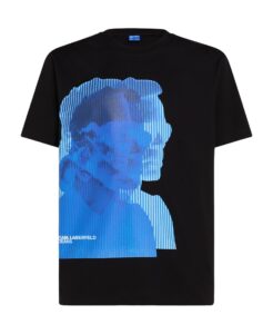 KARL LAGERFELD  JEANS KLJ REGULAR SSLV KARL TEE | BLACK