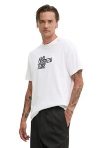 KARL LAGERFELD  JEANS KLJ REGULAR SSLV LOGO TEE | WHITE