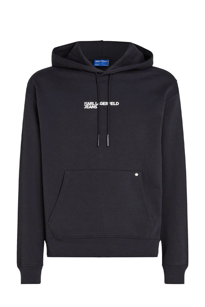 KARL LAGERFELD  JEANS KLJ REGULAR KARL HOODIE | BLACK