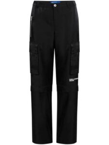 KARL LAGERFELD  JEANS KLJ IRIDESCENT CARGO PANT | BLACK