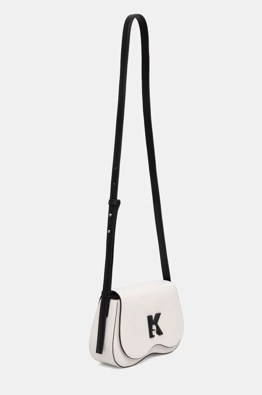 KARL LAGERFELD  JEANS ESSENTIAL LOGO BAGUETTE | WHITE