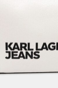 KARL LAGERFELD  JEANS ESSENTIAL LOGO BAGUETTE | WHITE