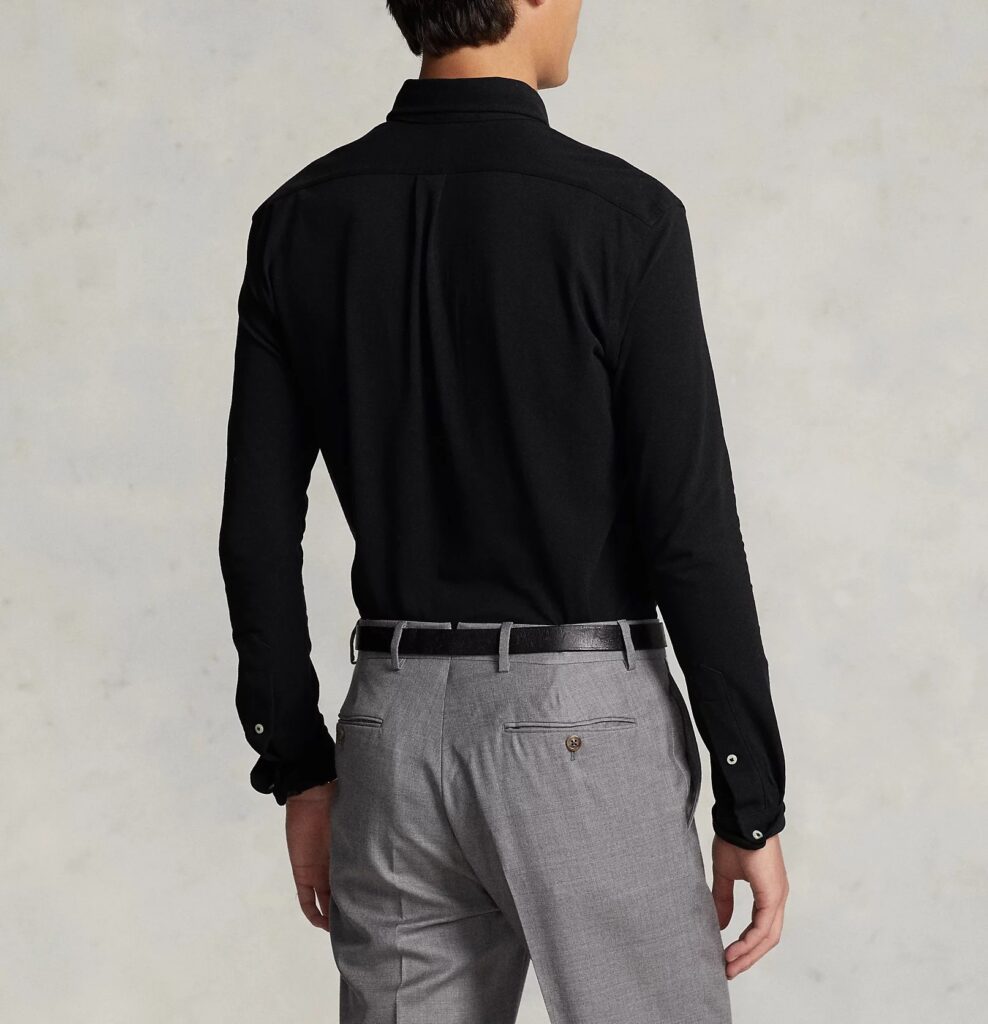 POLO RALPH LAUREN LSFBBDM5-LONG SLEEVE-KNIT | BLACK