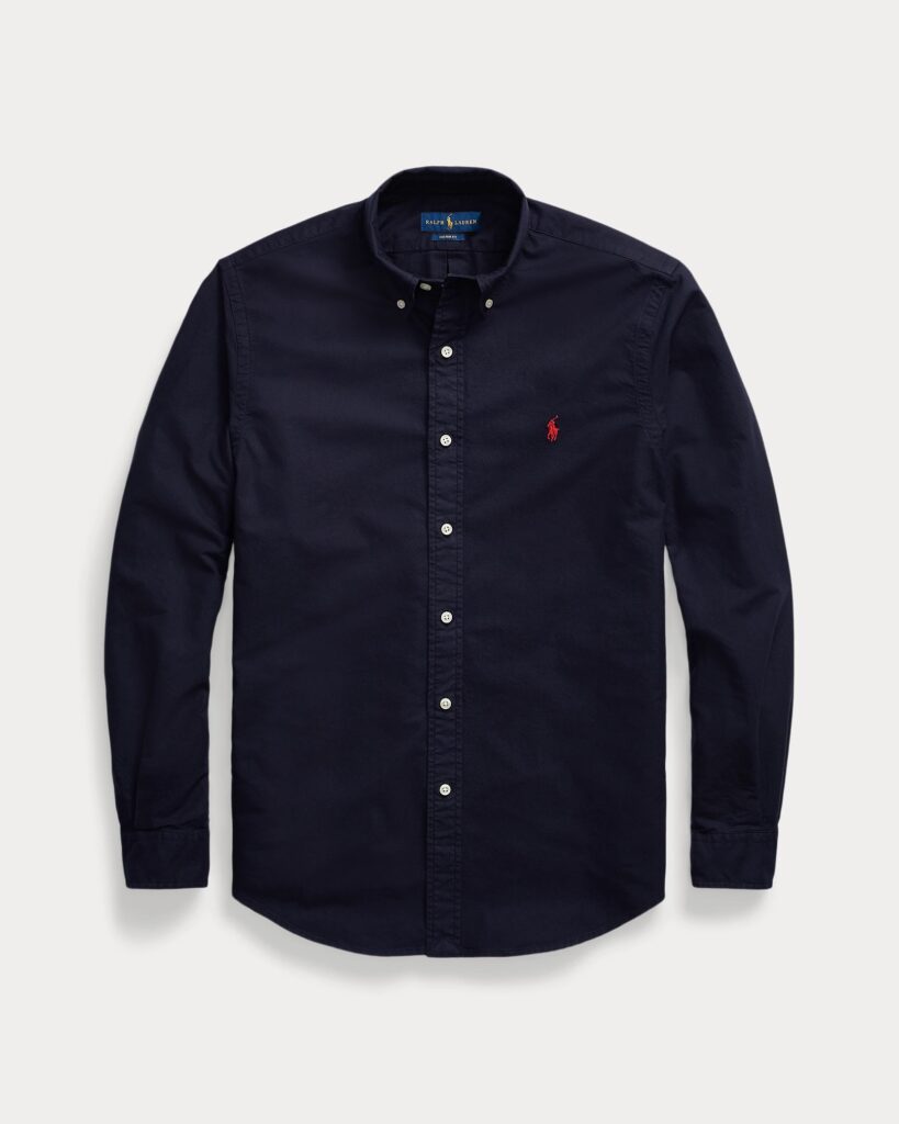 POLO RALPH LAUREN CU BD PPC SP-LONG SLEEVE-SPORT SHIRT | DARK BLUE