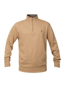 POLO RALPH LAUREN LSHZM1-LONG SLEEVE-KNIT | CAMEL