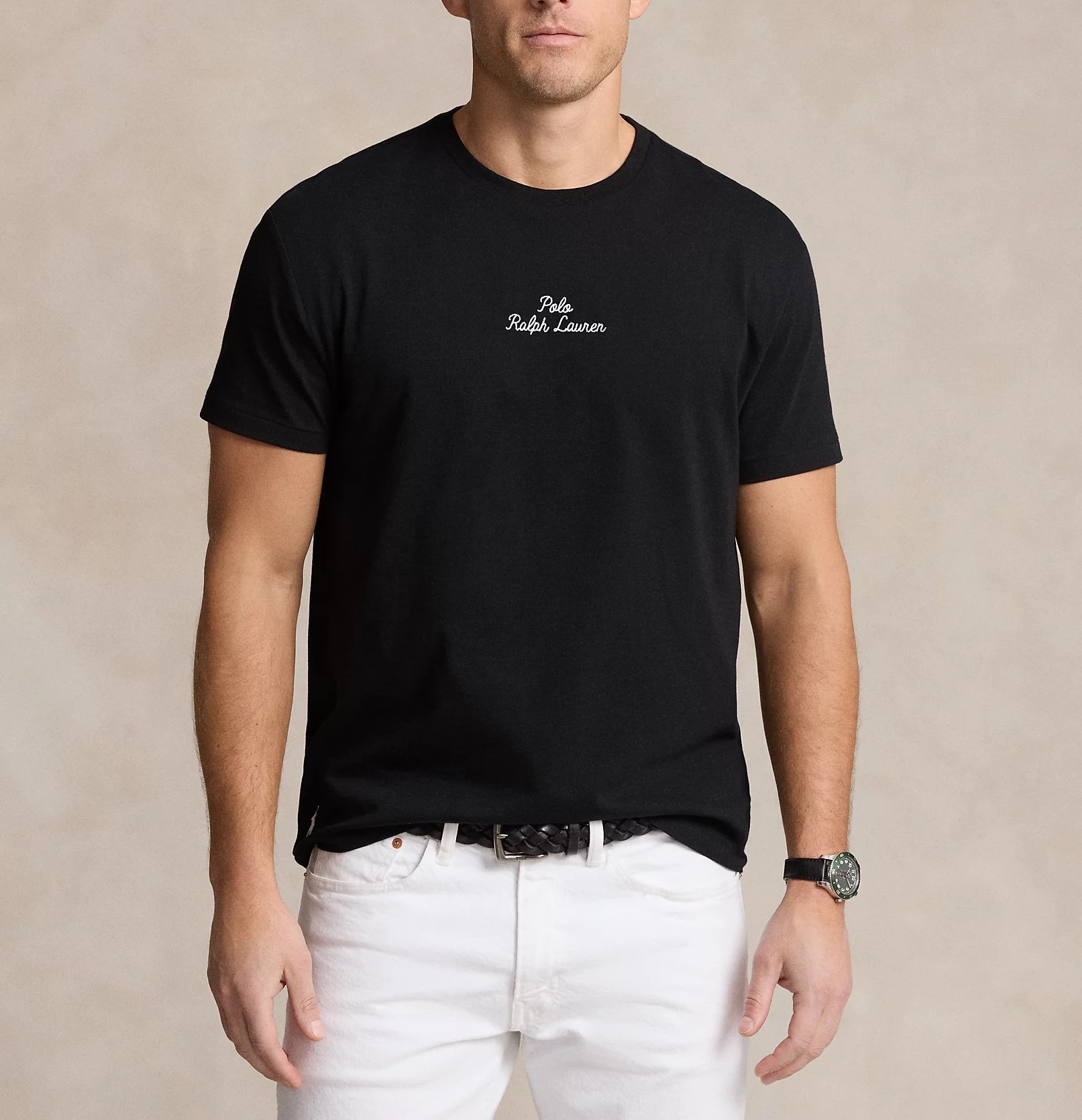 POLO RALPH LAUREN SSCNCLSM1-SHORT SLEEVE-T-SHIRT | BLACK