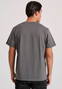 FUNKY BUDDHA ΑΝΔΡΙΚΉ ΜΠΛΟΎΖΑ ΚΟΝΤΌ ΜΑΝΊΚΙ BASIC | DARK GREY