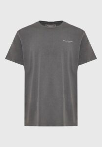 FUNKY BUDDHA ΑΝΔΡΙΚΉ ΜΠΛΟΎΖΑ ΚΟΝΤΌ ΜΑΝΊΚΙ BASIC | DARK GREY