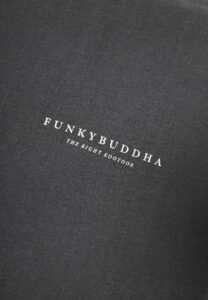 FUNKY BUDDHA ΑΝΔΡΙΚΉ ΖΑΚΈΤΑ ΦΟΎΤΕΡ ΜΕ ΚΟΥΚΟΎΛΑ | DARK GREY