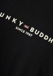 FUNKY BUDDHA ΑΝΔΡΙΚΉ ΜΠΛΟΎΖΑ ΜΑΚΡΎ ΜΑΝΊΚΙ | BLACK