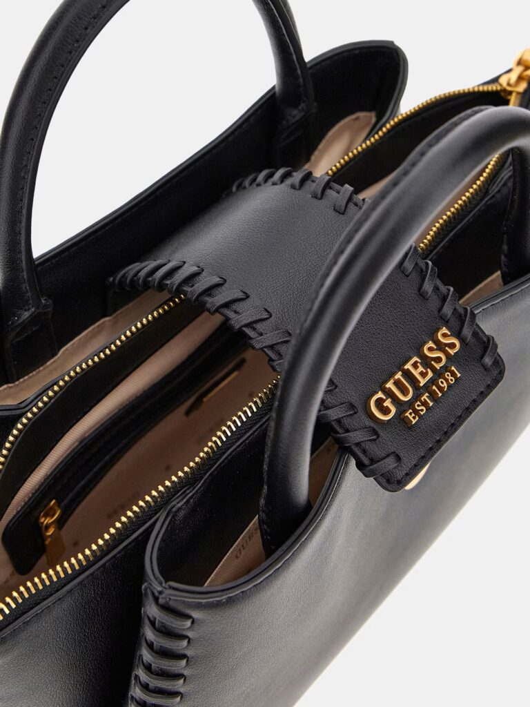 GUESS LIBERA SML GIRLFRIEND SATCHEL ΤΣΑΝΤΑ ΓΥΝΑΙΚΕΙΟ | BLACK