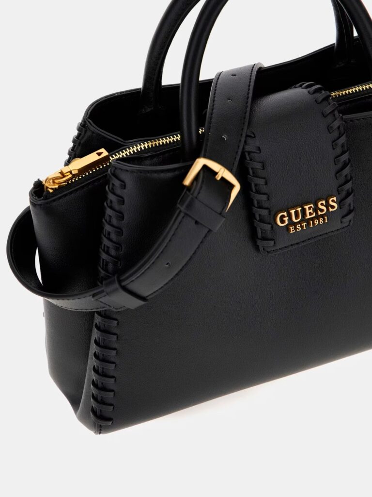 GUESS LIBERA SML GIRLFRIEND SATCHEL ΤΣΑΝΤΑ ΓΥΝΑΙΚΕΙΟ | BLACK