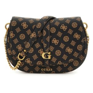 GUESS KUBA TRI CMPT FLAP SHLDR BAG ΤΣΑΝΤΑ ΓΥΝΑΙΚΕΙΟ | BROWN