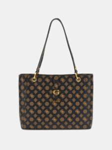 GUESS KUBA NOEL TOTE ΤΣΑΝΤΑ ΓΥΝΑΙΚΕΙΟ | BROWN