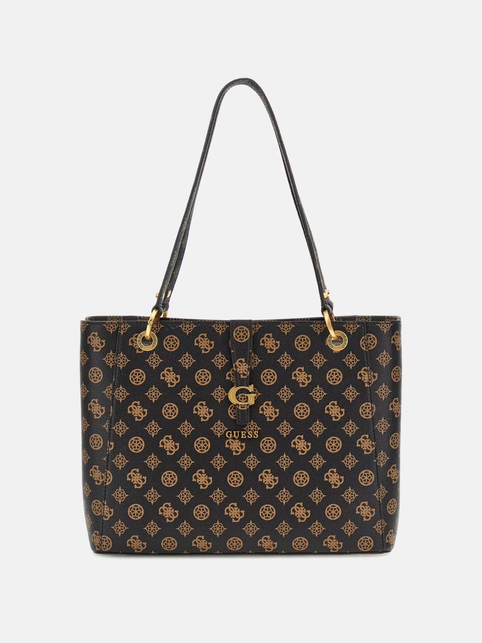 GUESS POWER PLAY TECH TOTE ΤΣΑΝΤΑ ΓΥΝΑΙΚΕΙΟ | BROWN