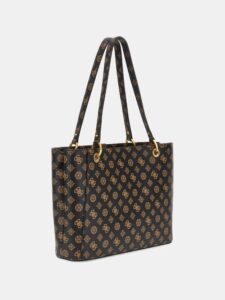 GUESS KUBA NOEL TOTE ΤΣΑΝΤΑ ΓΥΝΑΙΚΕΙΟ | BROWN