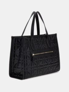 GUESS SILVANA 2 COMPARTMENT TOTE ΤΣΑΝΤΑ ΓΥΝΑΙΚΕΙΟ | BLACK