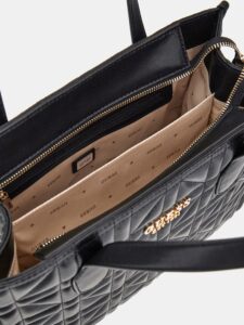 GUESS SILVANA 2 COMPARTMENT TOTE ΤΣΑΝΤΑ ΓΥΝΑΙΚΕΙΟ | BLACK