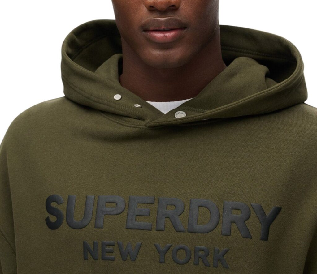 SUPERDRY LUXURY SPORT LOOSE HOOD ΦΟΥΤΕΡ ΑΝΔΡΙΚΟ | KHAKI