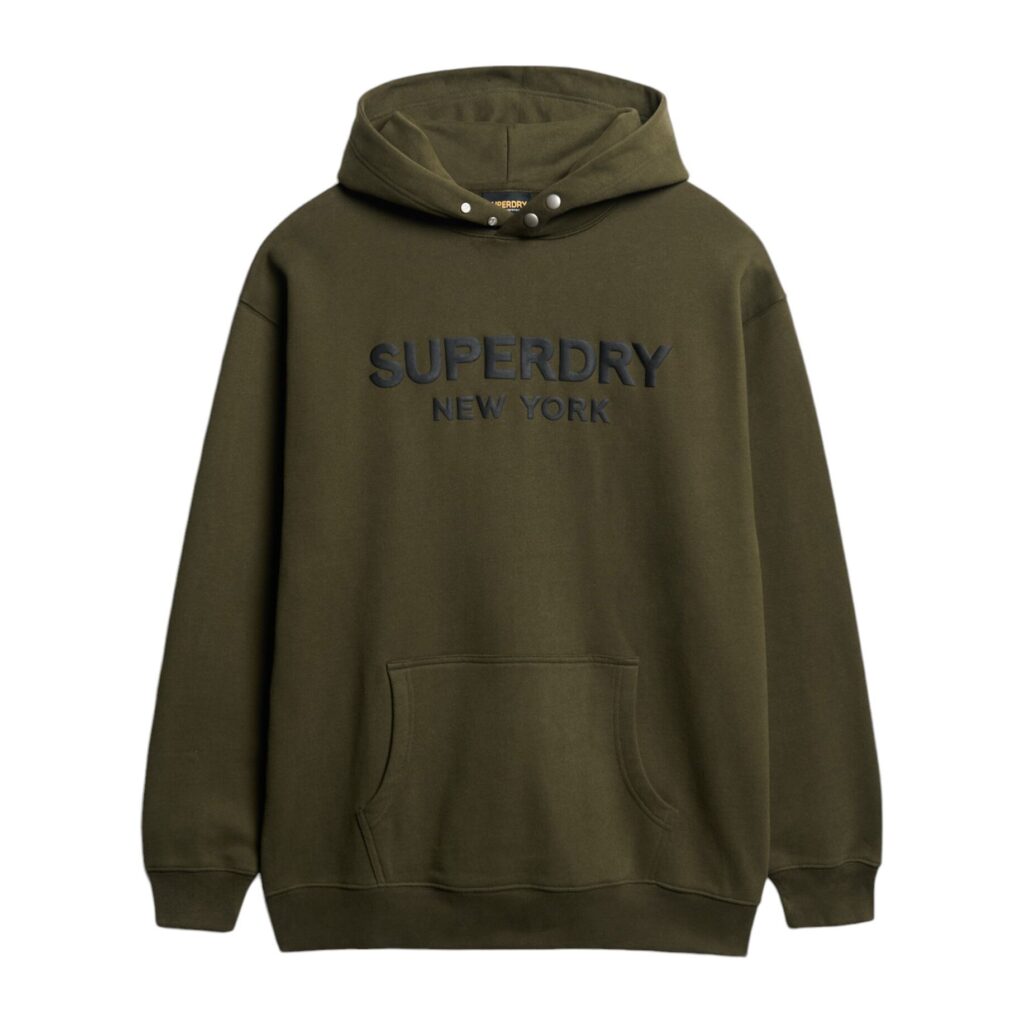 SUPERDRY LUXURY SPORT LOOSE HOOD ΦΟΥΤΕΡ ΑΝΔΡΙΚΟ | KHAKI