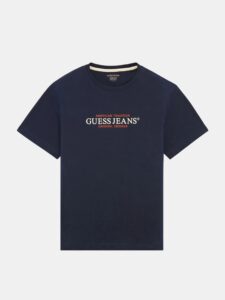 GUESS JEANS GJ SS CN REG AMERICA-ΜΠΛΟΥΖΑ ΑΝΔΡΙΚΗ | BLUE