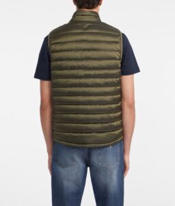 GUESS JEANS GJ HOODED PUFFER VEST ΓΙΛΕΚΟ ΑΝΔΡΙΚΟ | LIGHT OLIVE