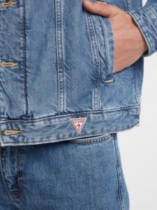 GUESS JEANS GJ MENS OVERSIZED TRUCKER-ΜΠΟΥΦΑΝ ΑΝΔΡΙΚΟ | INDIGO