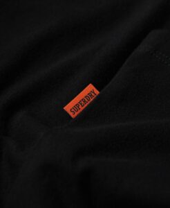 SUPERDRY ESSENTIAL LOGO LONG SLEEVE TOP | BLACK