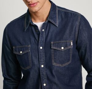 PEPE JEANS REGULAR SHIRT ΠΟΥΚΑΜΙΣΟ ΑΝΔΡΙΚΟ | DARK BLUE