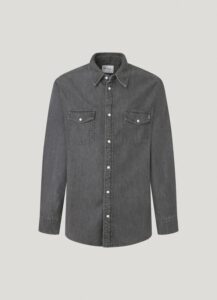 PEPE JEANS REGULAR SHIRT ΠΟΥΚΑΜΙΣΟ ΑΝΔΡΙΚΟ | ANTHRACITE