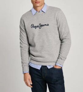 PEPE JEANS NEW JOE CREW ΦΟΥΤΕΡ ΑΝΔΡΙΚΟ | GREY