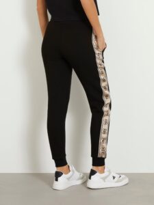 GUESS ATH BRITNEY JOGGER RECYCLED PUNTO MILANO 300 | BLACK