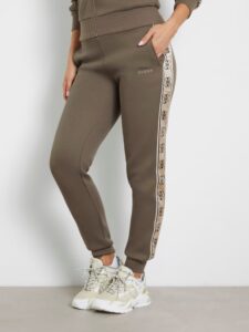 GUESS ATH BRITNEY JOGGER RECYCLED PUNTO MILANO 300 | BROWN