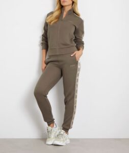 GUESS ATH BRITNEY JOGGER RECYCLED PUNTO MILANO 300 | BROWN