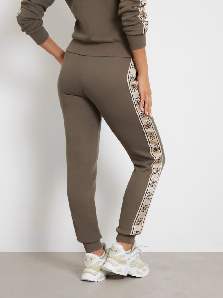 GUESS ATH BRITNEY JOGGER RECYCLED PUNTO MILANO 300 | BROWN