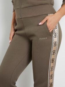 GUESS ATH BRITNEY JOGGER RECYCLED PUNTO MILANO 300 | BROWN