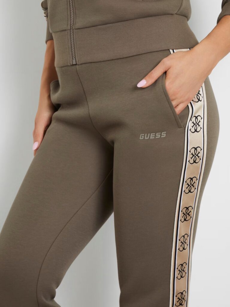 GUESS ATH BRITNEY JOGGER RECYCLED PUNTO MILANO 300 | BROWN