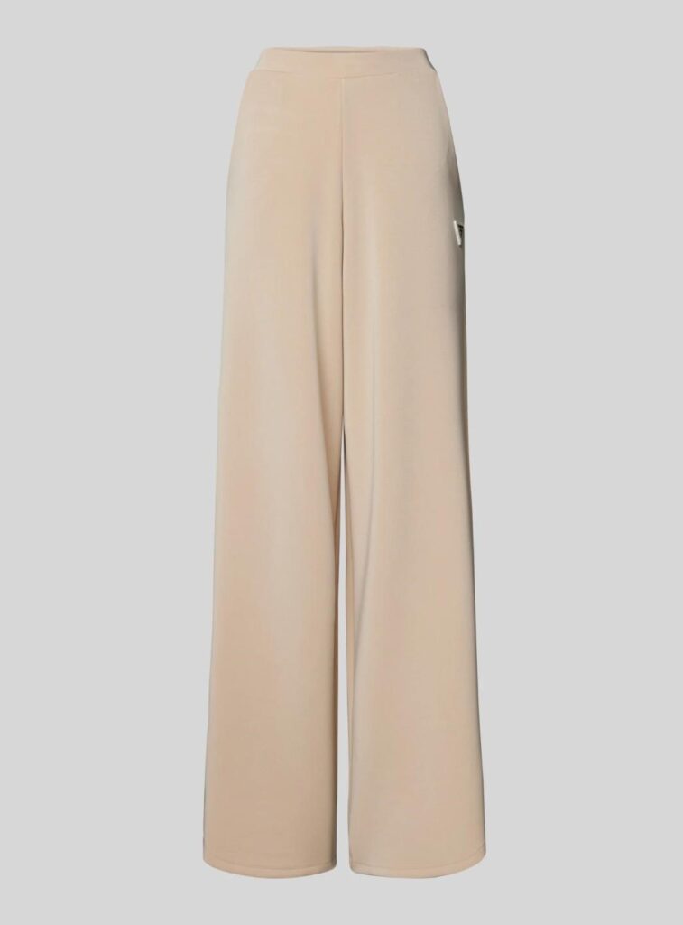 GUESS ATH OLYMPE WIDE LEG PANTS ΠΑΝΤΕΛΟΝΙ ΓΥΝΑΙΚΕΙΟ | DARK BEIGE