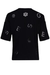 GUESS ATH PEONY BOXY TEE ΜΠΛΟΥΖΑ ΓΥΝΑΙΚΕΙΟ | BLACK