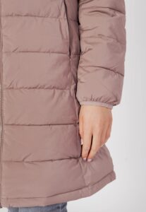 GUESS ATH NEW ALETA LONG PUFFER JACKET ΜΠΟΥΦΑΝ ΓΥΝΑΙΚΕΙΟ | BROWN