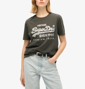 SUPERDRY EMBELLISHED VL GRAPHIC T-SHIRT ΜΠΛΟΥΖΑ ΓΥΝΑΙΚΕΙΑ | BLACK